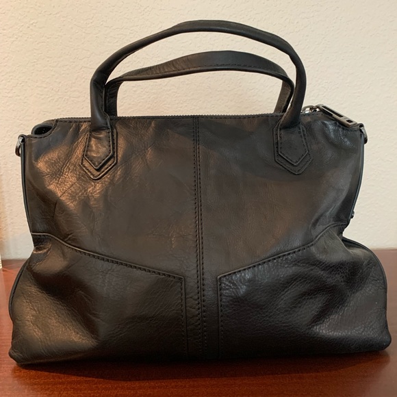 Botkier Black Leather Satchel - Picture 3 of 4